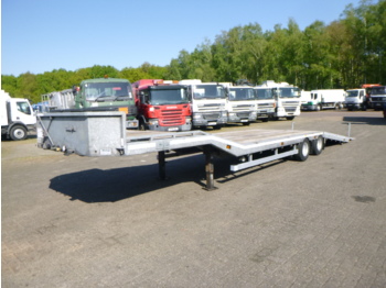 Veldhuizen Semi-lowbed trailer (light commercial) 10 m + winch + ramp - نصف مقطورة بلودر منخفض