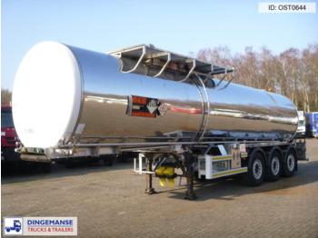 Crossland Bitumen tank inox 31.8 m3 / 1 comp - نصف مقطورة صهريج