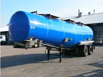 Maisonneuve Chemical tank Inox 31m3 / 3 comp. - نصف مقطورة صهريج