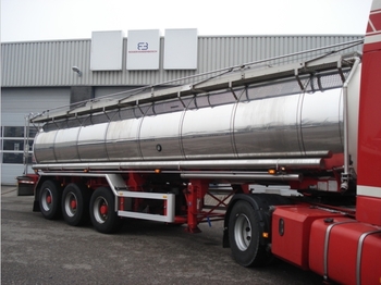 VOCOL (NL) 22.000 l., 1 comp., lift axle - نصف مقطورة صهريج