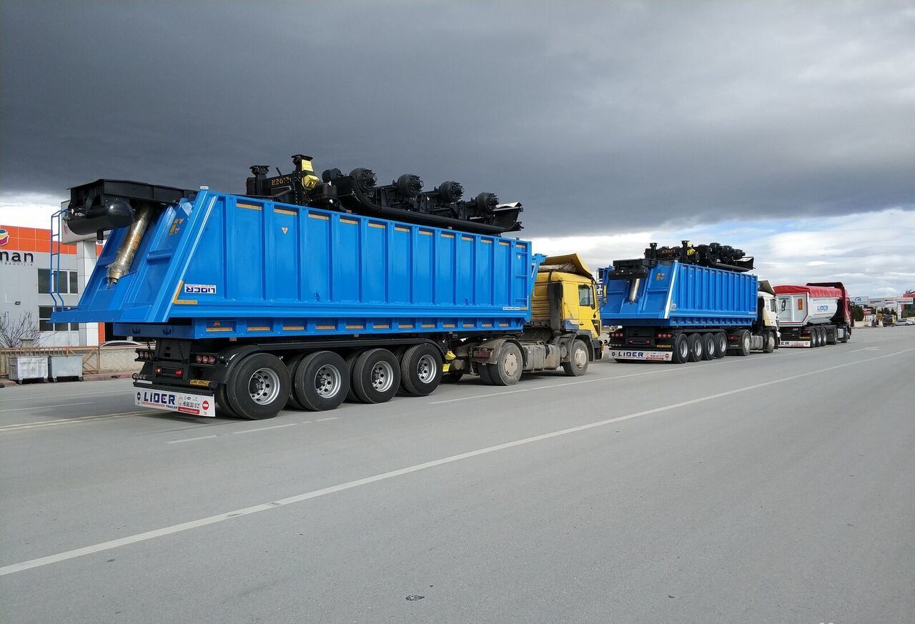  نصف مقطورة قلابة LIDER 2023 MODEL NEW 35 M3 DUMPER ( BENNE ): صورة 11