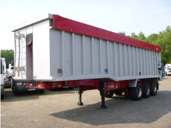 Wilcox Tipper trailer alu 54 m3 + tarpaulin - نصف مقطورة قلابة