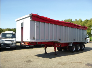 Wilcox Tipper trailer alu 54 m3 + tarpaulin - نصف مقطورة قلابة