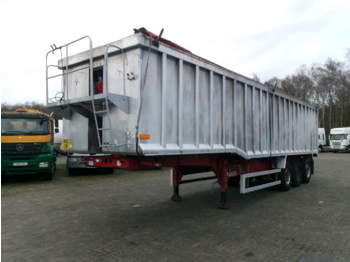 Wilcox Tipper trailer alu 55 m3 + tarpaulin - نصف مقطورة قلابة
