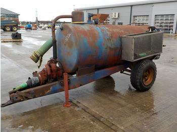 مقطورة رزاعية Single Axle Draw Bar PTO Driven Vacuum Tanker