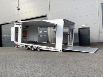 TA-NO SPORT TRANSPORTER 55 PREMIUM enclosed car trailer 5.5 x 2.3 m - مقطورة نقل اوتوماتيكي: صورة 1