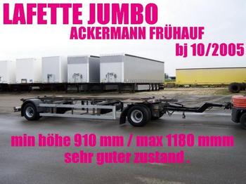 Ackermann LAFETTE JUMBO 910 - 1180 mm zwillingsbereift 2 x - ناقل حاوية/ مقطورة بحاوية