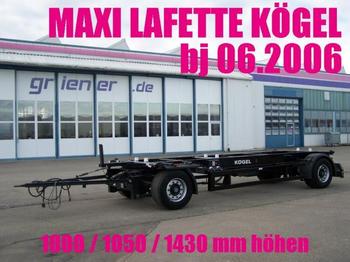 Kögel AWE 18 LAFETTE MAXI 1000 / 1430 mm höhe - ناقل حاوية/ مقطورة بحاوية