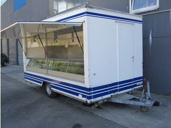 Hoffmann Verkaufsanhänger mit Kühltheke, Fischwagen - مقطورة