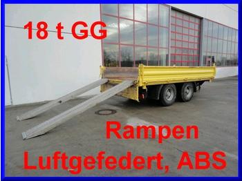 Obermaier 18 t Tandem- 3 Seiten- Kipper- Tieflader - مقطورة بلودر منخفض