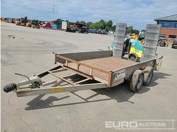  Indespension Twin Axle Plant trailer, Ramp - مقطورة لنقل المعدات