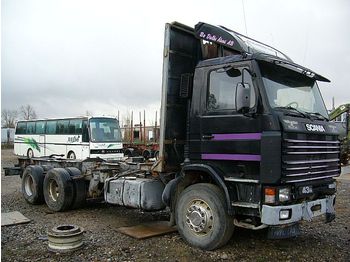 Scania 143 H, 6x4 - شاحنة بهيكل معدني للمقصورة