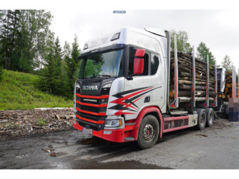 شاحنة قطع الأشجار SCANIA R 650