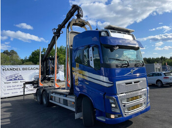 Volvo 6x4, Retarder, Hub-reduction, Timber-truck, Loglift 96S, 2014 - شاحنة قطع الأشجار