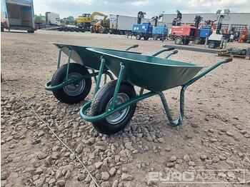 معدات الماشية للبيع  Unused Green Painted Tub Wheelbarrow (2 of): صورة 1