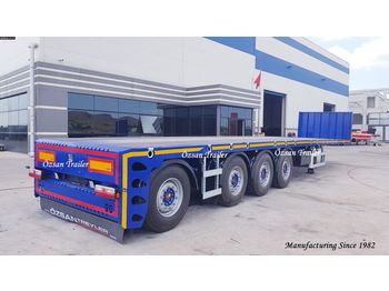 نصف مقطورة مسطحة VEGA TRAILER 4 AXLE PLATFORM EXTEDABLE SEMI-TRALER