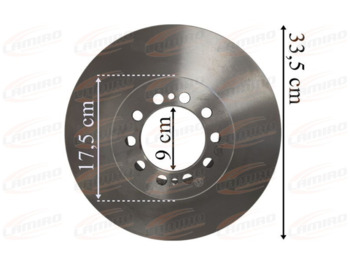 أقراص المكابح - شاحنة للبيع  VOLVO FL6 95-00 BRAKE DISC FRONT   335x30 VOLVO FL6 95-00 BRAKE DISC FRONT   335x30: صورة 2