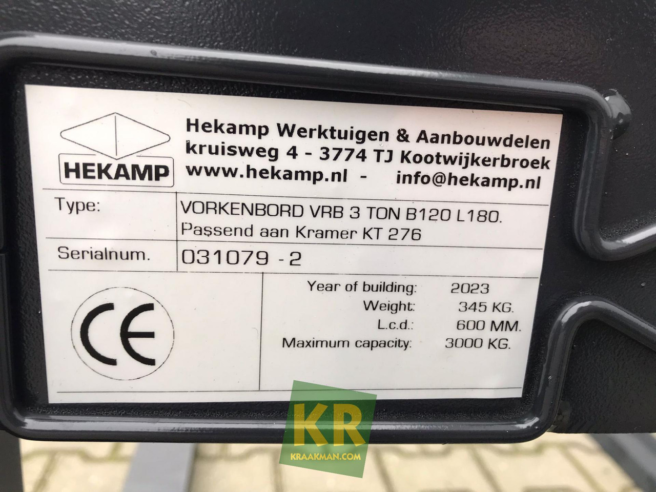 مشعبات للبيع  VORKENBORD B120_L180 Hekamp: صورة 2