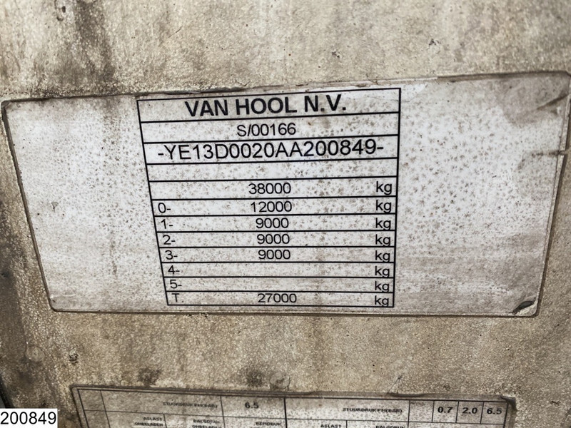 نصف مقطورة صهريج Van Hool Chemie 42000 Liter, 3 Compartments: صورة 7