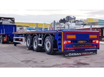 نصف مقطورة مسطحة Vega Trailer 3 Axle PlatformExtendable Semi-Trailer New