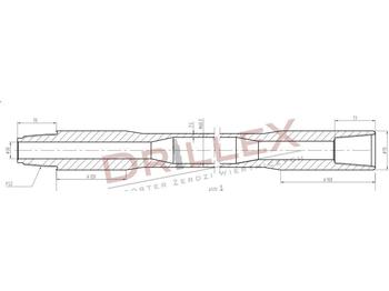 ماكينة حفر التجاويف الاتجاهية Vermeer D33x44,D36x50 FS1 4,5m Drill pipes, żerdzie: صورة 1