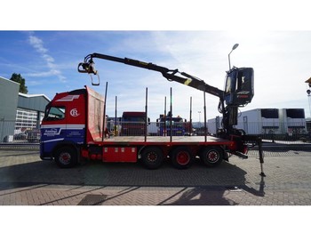 نقل خشب الأشجار Volvo FH500 8X4/4 TIMBER TRANSPORT WITH JONSERED 1080 79R CRANE