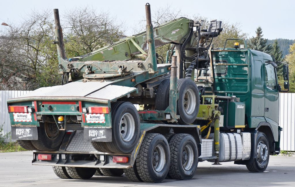 شاحنة قطع الأشجار, شاحنة كرين Volvo FH 500 * LOGLIFT F251 S80A + Anhänger /6x4: صورة 6