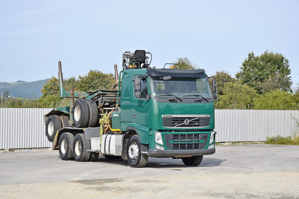 شاحنة قطع الأشجار, شاحنة كرين Volvo FH 500 * LOGLIFT F251 S80A + Anhänger /6x4: صورة 2