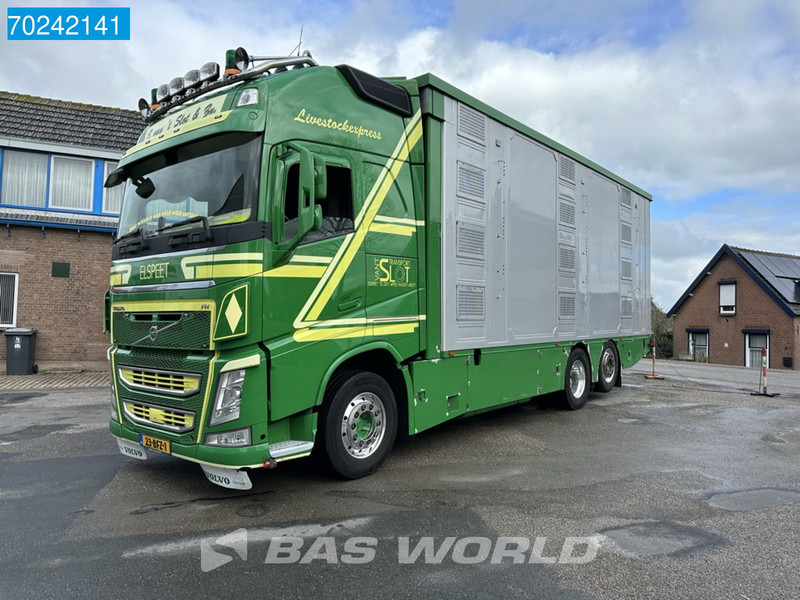 شاحنة ماشية Volvo FH 540 6X2 NL-Truck Cattle transport I-Park Cool ACC Euro 6: صورة 7