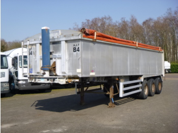 نصف مقطورة قلابة Weightlifter Tipper trailer alu 28 m3 + tarpaulin: صورة 1
