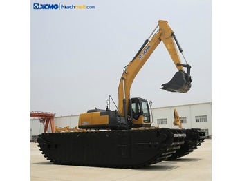 حفار برمائي للبيع  XCMG manufacturer XE215S 20 ton floating excavator: صورة 1