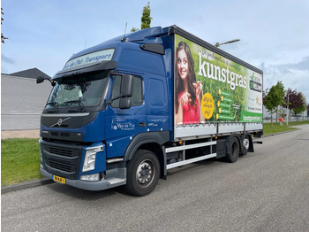  Volvo FM 410 euro 6 ! 2017 6x2 - شاحنة ذات ستائر جانبية: صورة 1