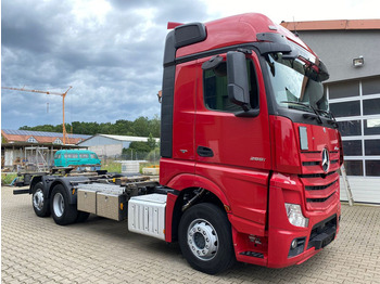 Mercedes-Benz Actros 2551 BDF Multiwechsler Lift- / Lenkachse AHK (19) - شاحنة بهيكل معدني للمقصورة: صورة 1