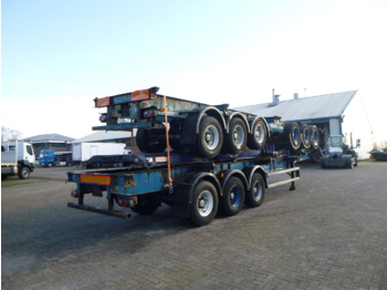  Crane Fruehauf Stack - 3 x container trailer 20-20-30-40 ft - ناقل حاوية/ نصف مقطورة بحاوية: صورة 4