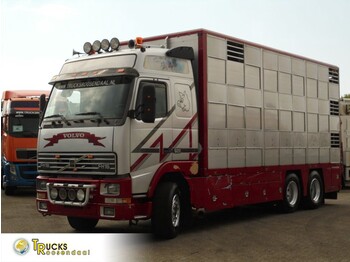  Volvo FH 16.470 + Manual + Euro 2 + Animal transport + LIFT + 6x2 - شاحنة ماشية: صورة 1