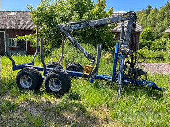 Vreten 4630 HVV 7.0 med Kran och Vinsch - مقطورة الغابات: صورة 1