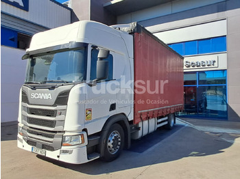 شاحنة ذات ستائر جانبية SCANIA R 450