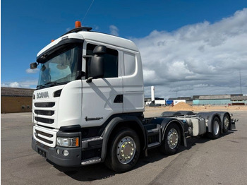شاحنة بهيكل معدني للمقصورة SCANIA G 450