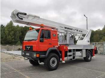 منصة محمولة مثبتة على الشاحنة MAN 18.284 4x4 Zwyżka WUMAG WT 425 Podnośnik Koszowy: صورة 5
