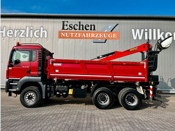 شاحنة قلاب, شاحنة كرين MAN TGS 26.460 6x4BB Palfinger M12L83 Kran Bordmatik: صورة 2