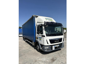شاحنة ذات ستائر جانبية MAN TGL 12.250