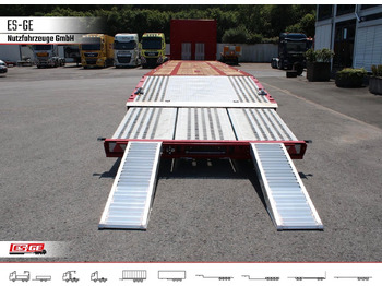 نصف مقطورة مسطحة ES-GE 3-Achs Megatrailer, hydr. Heckabsenkung: صورة 4 نصف مقطورة مسطحة ES-GE 3-Achs Megatrailer, hydr. Heckabsenkung: صورة 4