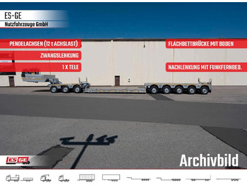 نصف مقطورة بلودر منخفض FAYMONVILLE