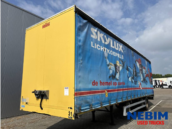 نصف مقطورة بستائر جانبية