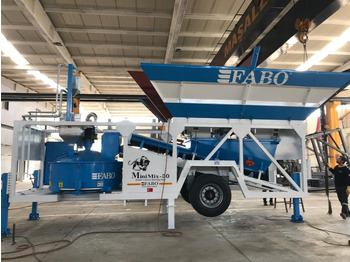 آلة الخرسانة للبيع  FABO mobile concrete batching plant: صورة 4