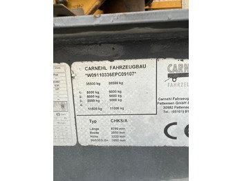 نصف مقطورة قلابة CARNEHL Kippauflieger CHKS   A Kippauflieger: صورة 4