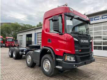 شاحنة بهيكل معدني للمقصورة, شاحنة كرين للبيع  Scania G 500 B 8x4 HZ 50 Tonnen Fahrgest. Nebenantrieb: صورة 1