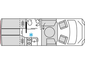 موتر هوم شبه متكامل BÜRSTNER