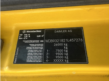 شاحنة قلاب Mercedes-Benz Actros 3348 AK 6x6 Actros 3348 AK 6x6, Bordmatik links: صورة 4