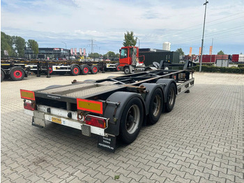ناقل حاوية/ نصف مقطورة بحاوية TURBOS HOET Turbo's Hoet 20FT High Cube GOOSENECK ADR CHASSIS / BPW + DISC / ADR (FL, AT, OX) / NL- trailer / APK / 2x available: صورة 3